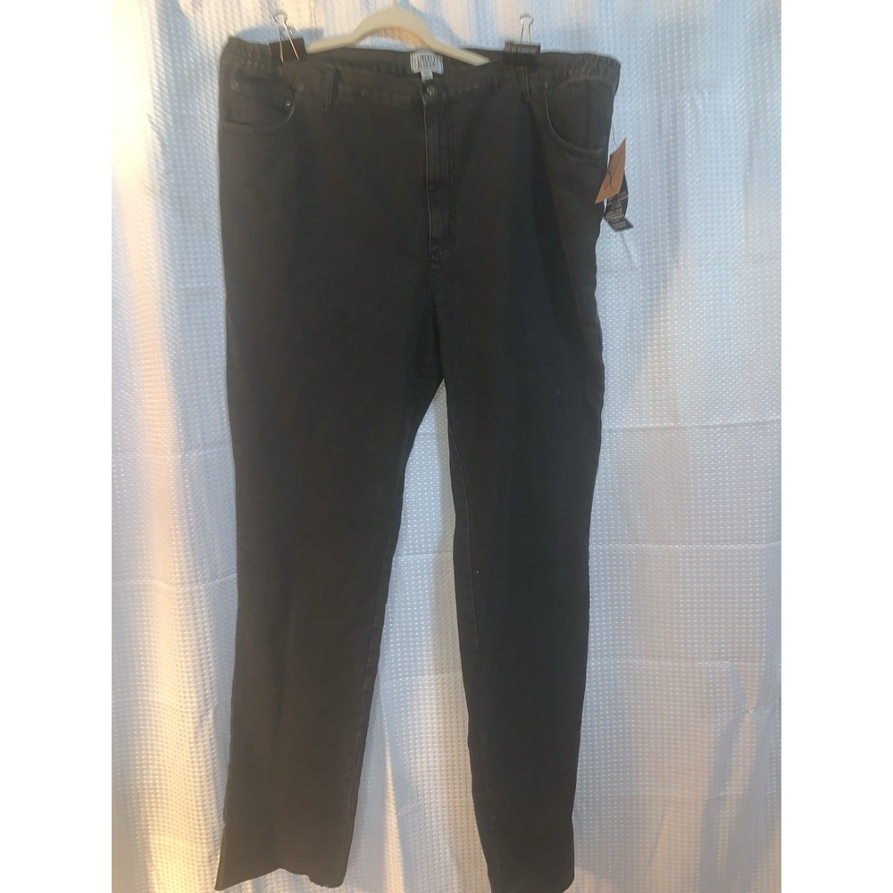 Liberty Blues Mens 48 X 38 Black Denim‎ Jeans Unhemmed